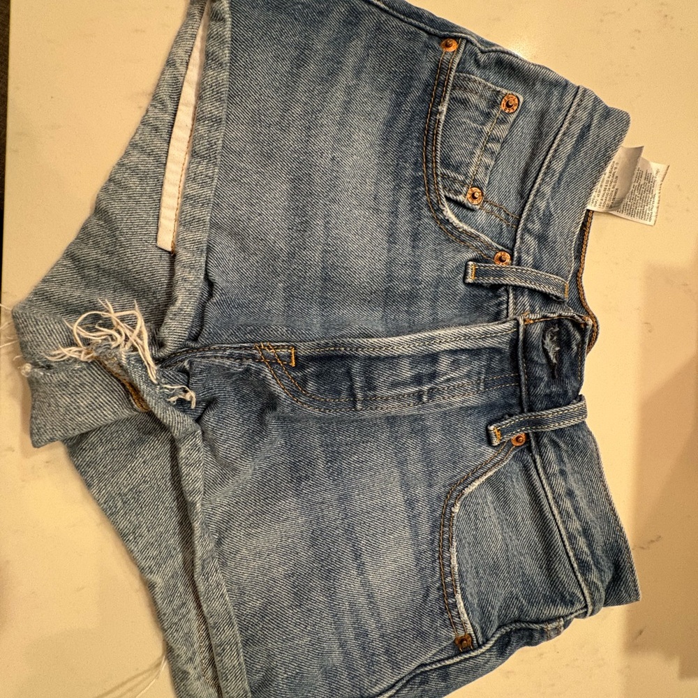 Levi's Classic Blue Denim Shorts